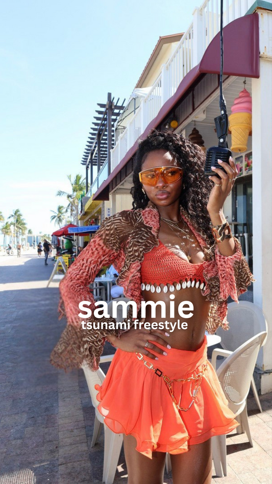 Meet @sammietsunami …South Florida’s very own RN by day, model, and rising rap star by night.