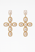 Divina Cross Earrings
