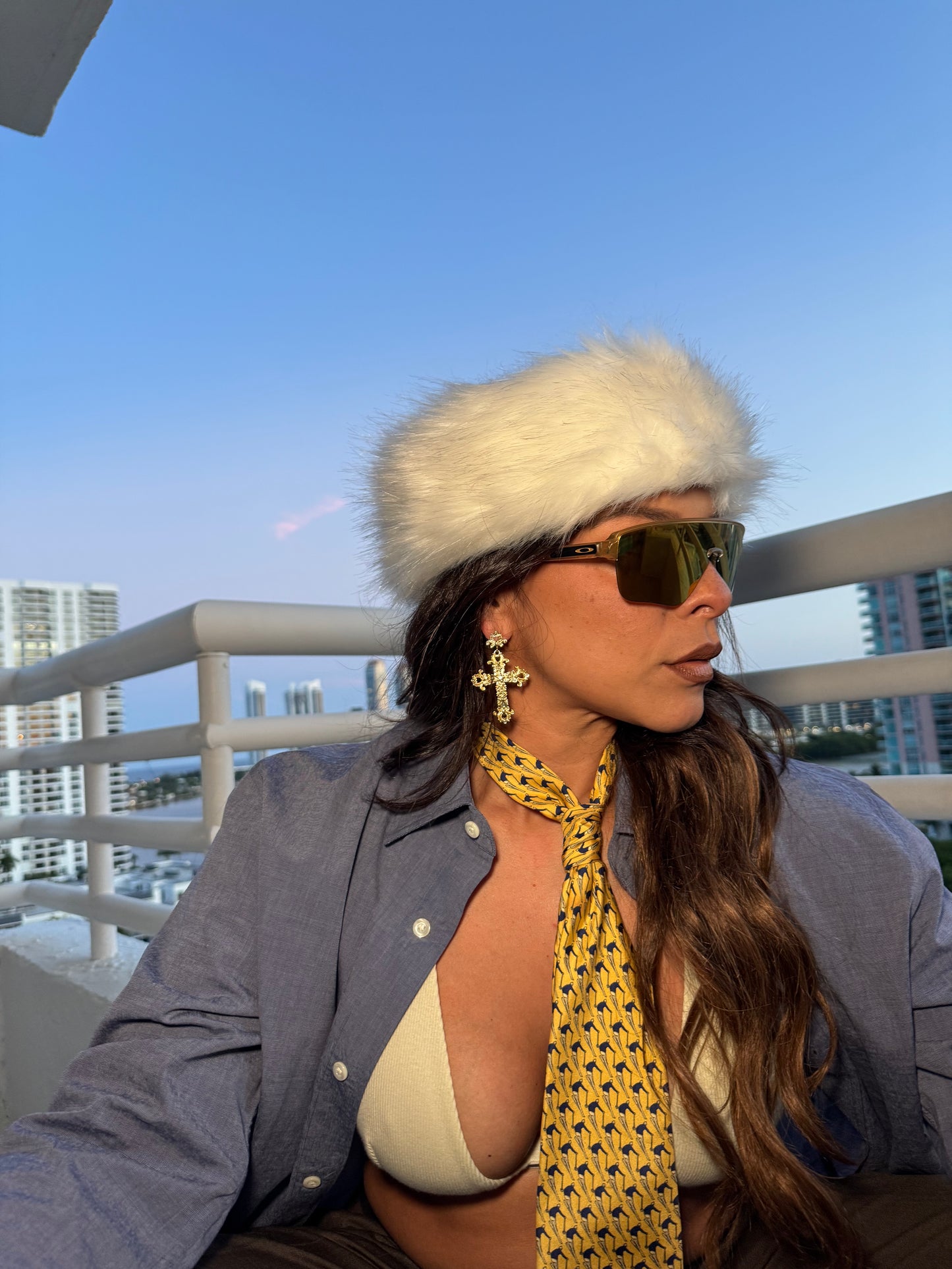 Baroque Blessing Gold drop earrings